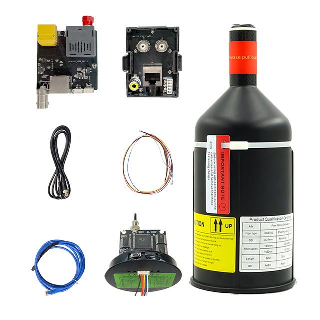 Invisible 0.27mm Fiber Optic Cable with SC Connector Ultra-Thin 3KM 5KM 10KM 20KM FPV UAV Communication Module