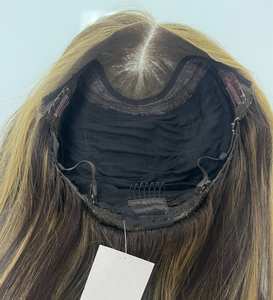 Proveedor de Pelucas de Encaje, Fabricante Económico, <span class=keywords><strong>Peluca</strong></span> Quimioterapéutica de Cabello Peruano con Encaje Frontal y Nudos Decolorados, Ideal para Principiantes y Ocasiones Especiales - Product Image 4
