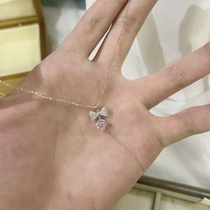 Collar con Colgante de Plata de Ley S925, Diseño de Princesa Cuadrada, Completamente Cubierto de Diamantes, Pequeño, con Forma de Flor de Hielo, Circonita, Colgantes Modernos - Product Image 5