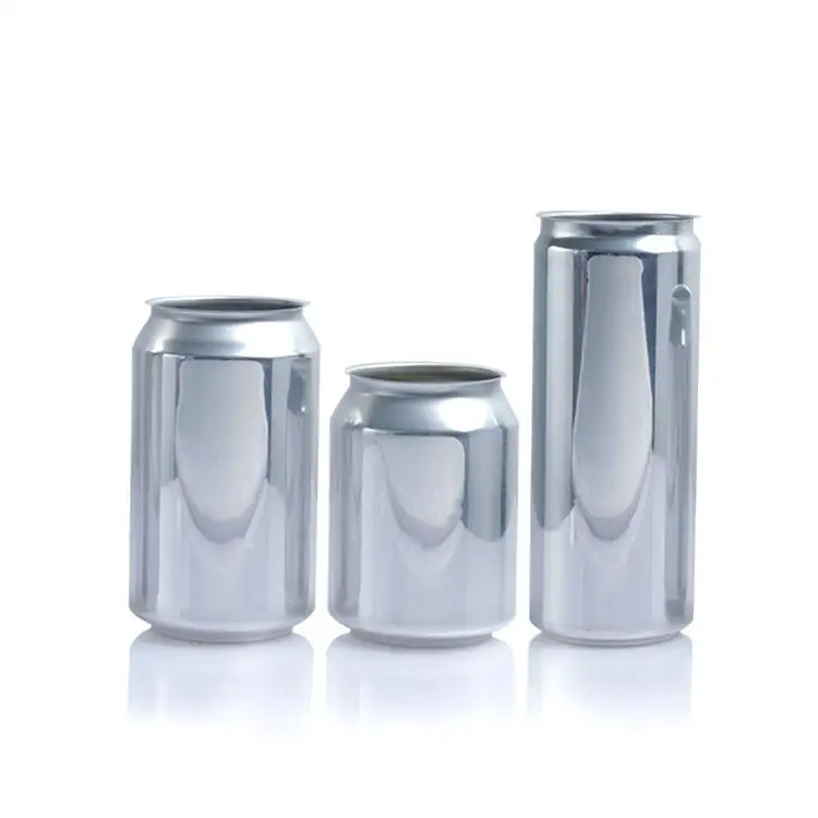 Top Quality Empty 330ml 355ml Aluminum Beverage Cans Tin Cans 12oz Sleek Can