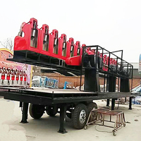 Nouvelle Conception Manège Forain Attraction Parc d'Attractions Grand Manège Crazy Wave Miami sur Remorque à Vendre