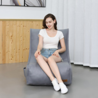 Großhandel Indoor Wohnzimmer Sofas Sitzsack Gefüllte Sitzsack Stuhl Liege Schlafs ofa