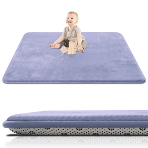 Fabricante Tatami grueso de espuma viscoelástica para niños, alfombrillas para juegos Tummy Time, alfombras para gatear, alfombra para sala de estar de guardería - Product Image 1