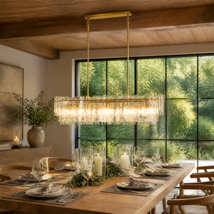 Lámpara de Techo Nórdica Moderna, Lámpara Colgante LED Rectangular de Cobre <span class=keywords><strong>Vintage</strong></span> con Cristal Esmerilado, para Comedor y Cocina, Venta al Por Mayor - Product Image 2