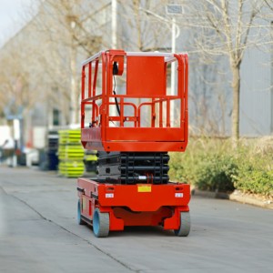Platform Lift Gunting dengan Ketinggian Angkat 6m-16m, Platform Kerja Udara, Cherry Picker, Lift Gunting - Product Image 4