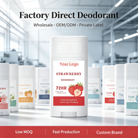 Déodorant naturel personnalisé aux fruits, protection contre les odeurs, parfum frais, stick déodorant à la rose et à la lavande, parfum longue durée