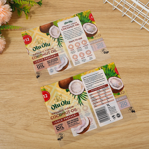 Chất lượng tốt nhựa bọc chai nhãn phim CuộN Jar bao bì PVC/Pet in ấn nước vuông chai thu nhỏ tay áo nhãn - Product Image 4