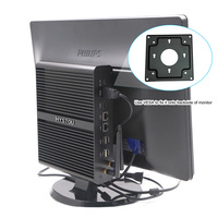 New Intel Core I7-10510U Fanless Mini Desktop PC All-in-One Office Computer with 2xHD Dual Display Two LANs US/AU/CN Plugs