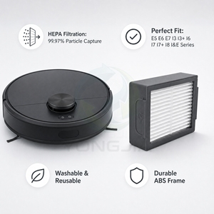 Filtros Reutilizables para Aspiradoras Robóticas Hepa Fit IRobots Roombas E5-E8 <span class=keywords><strong>I3</strong></span>-<span class=keywords><strong>I3</strong></span>+ Plus I&E Series, Disponibles para Entrega Rápida - Product Image 4