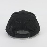 Gorra de Béisbol Personalizada con Parche de Goma y Logotipo, Transpirable, Perforada con Láser, Impermeable, con Cuerda, para Hombre