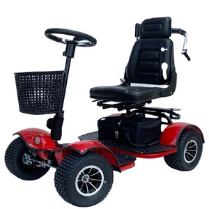 <span class=keywords><strong>Chariot</strong></span> <span class=keywords><strong>de</strong></span> <span class=keywords><strong>Golf</strong></span> électrique à 4 roues avec commande <span class=keywords><strong>de</strong></span> poignée en T, automobile, idéal pour le transport électrique - Product Image 1