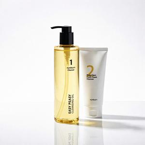 Set de Cuidado Facial Numbuz'n: Aceite Limpiador 300 ml y Crema Limpiadora Profunda 120 ml, Fórmula K-Beauty para Todo Tipo de Piel - Product Image 1