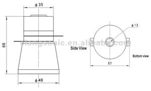 <span class=keywords><strong>30kHz</strong></span> clangsonic đầu dò công nghiệp siêu âm sạch 50W dao động đầu dò Piezo cho siêu âm sạch hơn - Product Image 4