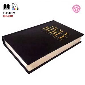 Impresión Personalizada <span class=keywords><strong>de</strong></span> Libros, <span class=keywords><strong>Biblia</strong></span> con Cubierta <span class=keywords><strong>de</strong></span> Cuero PU, Tapa Dura, Encuadernación Perfecta, Proveedor <span class=keywords><strong>de</strong></span> Fábrica OEM - Product Image 4