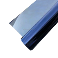 Película para Ventanas con Privacidad Unidireccional, Color Negro Plateado, Bloqueo de Rayos UV, Control de Calor, Adhesión Estática, Sin Pegamento, Privacidad Diurna, Precio de Fábrica
