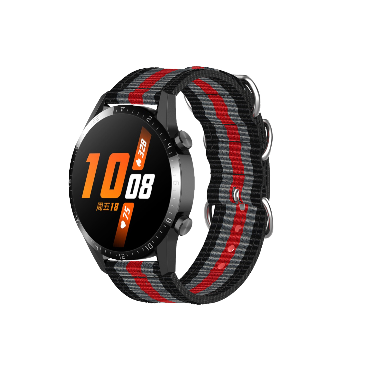 Black/Gray/Red
