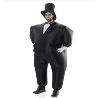 Combinaison de costume de mascarade gonflable en polyester pour adultes, gonflable à l'air, à thème animal, couleur personnalisable pour Halloween