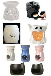 New Ceramic Aroma burner Rustic <b>Oil</b> Incense burner Stoneware Glazed <b>Oil</b> burner for Indoor Home Hotel Living Room - Product Image 6