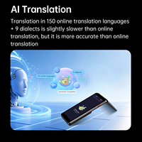 Traducteur AI Mini XTAURI, écran tactile 5 pouces, portable, Android 8.1, traduction hors ligne, traduction de photos, 150 langues, ChatGPT