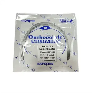 Easyinsmile Dental Ortho Products Super Elastic NITI Arch Wires Round/ Rectangular For Brackets For Treatment