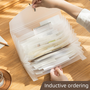 OEM/ODM forniture per ufficio <span class=keywords><strong>pacchetto</strong></span> <span class=keywords><strong>di</strong></span> documenti multistrato con etichette indicizzate e pulsanti <span class=keywords><strong>di</strong></span> archiviazione <span class=keywords><strong>di</strong></span> File portatile - Product Image 4