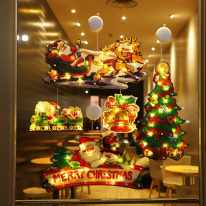 Guirlandes lumineuses LED à ventouse <span class=keywords><strong>de</strong></span> Noël en plastique IP44 pour vitrine intérieure, décoratives, festives, suspendues, animaux du zodiaque - Product Image 2