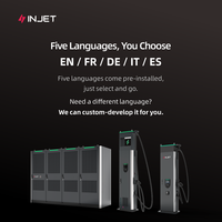 Système de charge séparée DC CCS2 INJET HanYuan 960kW, refroidissement liquide/air, nouveau terminal, connecteur simple/double en option, flexible