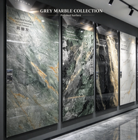 Slab Batu Sinter Besar 1200 x 2400mm Motif Marmer untuk Meja Dapur, Meja Konferensi