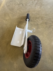 Ruedas de portátil con ruedas giratorias de fácil instalación, de 8 pulgadas de diámetro, para porterías de fútbol, campos de fútbol y columnas de portátiles. - Product Image 2