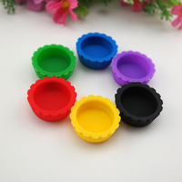 Bouchons de bouteille de bière en silicone ronds avec logo imprimé sur mesure, bouchons universels pour économiser l'eau et la bière, bouchon réutilisable en silicone pour bouteille