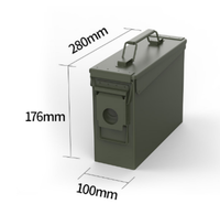 Boîtes à munitions en acier métallique, boîtes de sécurité pour le combat, boîtes à cartouches personnalisées étanches