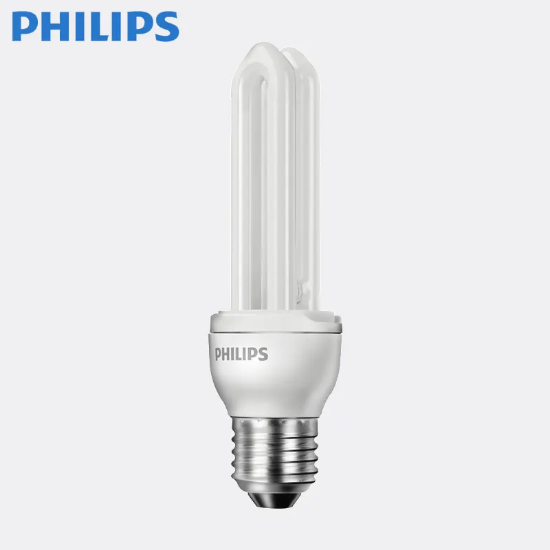 Philips 2U energy-saving lamp E27 screw spiral table lamp U-shaped led bulb home 11 watt 5W bulb super bright