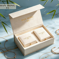 Coffret Cadeau Magnétique Personnalisé pour Bijoux – Boîtes Écologiques avec Pochette et Carte de Remerciement – Vente en Gros de Boîtes à Bijoux