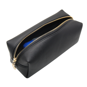 Portatile sacchetto di trucco pennello organizzatore per i viaggi dell'unità di elaborazione in pelle saffiano borsa di modo sacchetto cosmetico borsa da toilette - Product Image 2