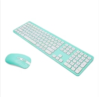 Ensemble clavier souris rétro-éclairé RVB sans fil 2.4G mince avec interrupteur à ciseaux compatible avec ordinateur portable Mac PC de bureau