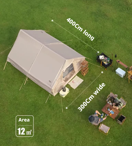 12 ㎡   Tienda de Campaña Inflable de Lujo para Exteriores, Tienda de Campaña de Lona para Acampar al <span class=keywords><strong>Aire</strong></span> Libre, Venta al por Mayor en Dubái - Product Image 3