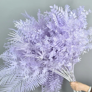 Fiore di fantasia di fiori viola viola luce serie decorazione di nozze fiore floreale - Product Image 1