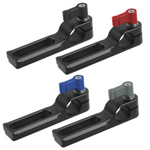 Flychao Camera Mount 15mm Single Tube <b>Clamp</b> With 1/4-20 Screw <b>Quick</b> Release Aluminum Alloy For Photography Equipment - Product Image 3