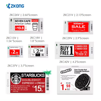 Label Rak Elektronik Zkong ESL Supermarket Label Harga Digital Label Elektronik Label Harga Rak E-Paper Layar Harga Digital
