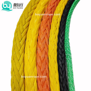 Tali pelembab Uhmwpe, tali kapal Hmpe ringan Anti UV 30mm 40mm untuk Derek - Product Image 6