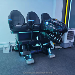 Machine de jeu de simulateur de VR extérieur commercial <span class=keywords><strong>cinéma</strong></span> de réalité virtuelle 3 places d'<span class=keywords><strong>occasion</strong></span> aéroports d'intérieur de terrain de jeu de fibre de verre - Product Image 2