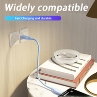Cable de Datos USB Tipo A a Tipo C con Blindaje de PVC de 5M 1M, Carga Rápida para Teléfonos Celulares Android y Dispositivos Móviles