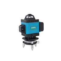 Niveau laser industriel automatique 2400 mAh à rotation 360°, étanche IP-54, précision +/-1 mm, vente chaude
