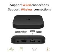 Nouveau pour Xiao Mi 4k Smart 10 Ultra Version Globale G00gle Quad Core HD LED Radio Lecteur Multimédia en Streaming TV Mi Box S Android Décodeur