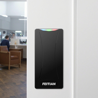 Lector de tarjetas de acceso sin contacto, NFC, Protocolo compatible con Mifare RS485, lector de tarjetas inteligentes, R804-OSDP, C58