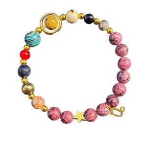 Bracelet DAISY xiaod, un nouveau style de bijoux en pierre naturelle et cristal, mettant en scène les douze signes du zodiaque et les huit constellations. - Product Image 5