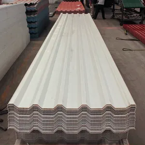פלסטיק PVC קיר חלול גג גיליון גג אריחי גלי גג חומרים עם בית