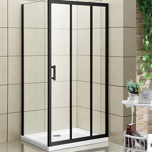 MESA moderno mate negro fijo y puerta corredera acrílico <span class=keywords><strong>plato</strong></span> <span class=keywords><strong>de</strong></span> <span class=keywords><strong>ducha</strong></span> Dubai mamparas <span class=keywords><strong>de</strong></span> <span class=keywords><strong>ducha</strong></span> - Product Image 3