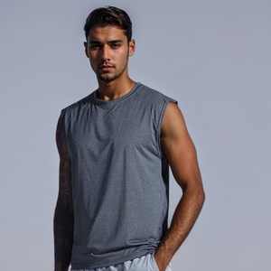Men's Breathable Sleeveless Basketball Workout Sportswear Wear Muscle Compression Vest Singlet for Bodybuilding - Product Image 3