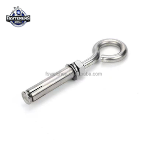 Ancres murales en acier inoxydable 304 pour béton, boulons à œil - Product Image 3